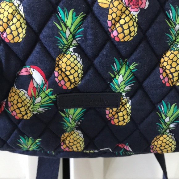Vera Bradley toucan party pineapple backpack mini main image 5